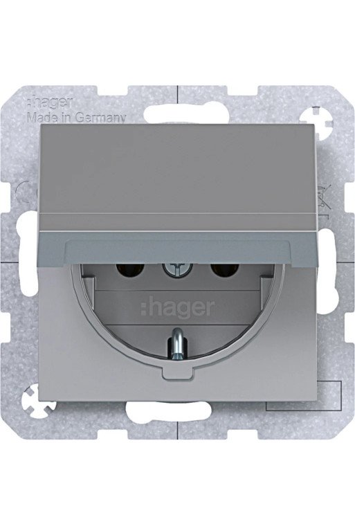 HAGER SD SCHUKO KLD Ax/Cx titan matt lack