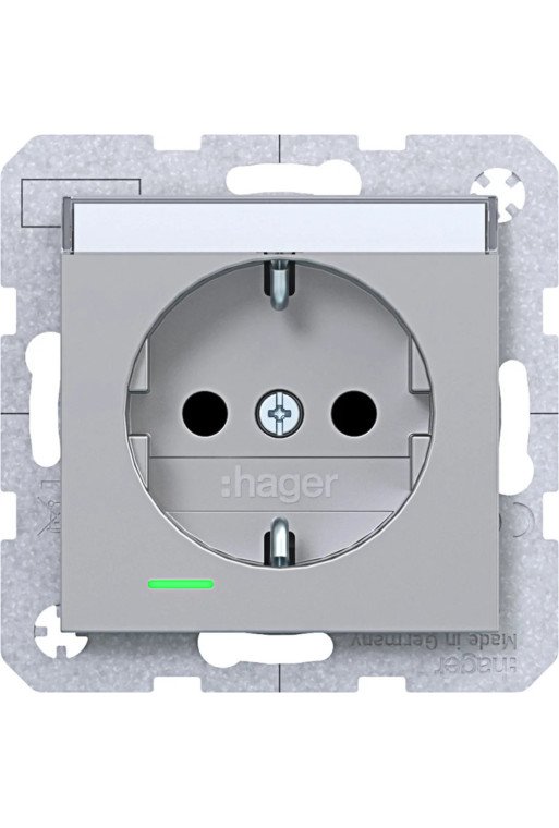 HAGER SD SCHUKO LED BF EHBS Ax/Cx titan mt la