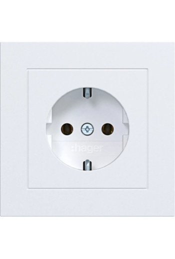 HAGER Std. SCHUKO Abd.pl. St.-kl. A.1 liwß mt