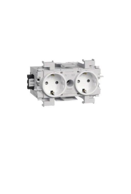HAGER Steckdose 2-fach Wago Frontrast. vw