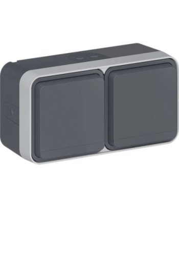 HAGER Steckdose SK-S 2f waag e BS KD 4E W.1 gr
