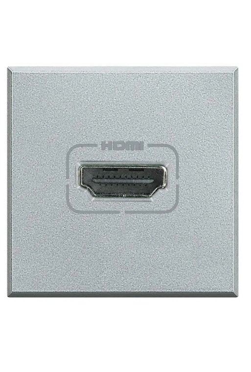 BTICINO Anschlussdose HDMI aluminium