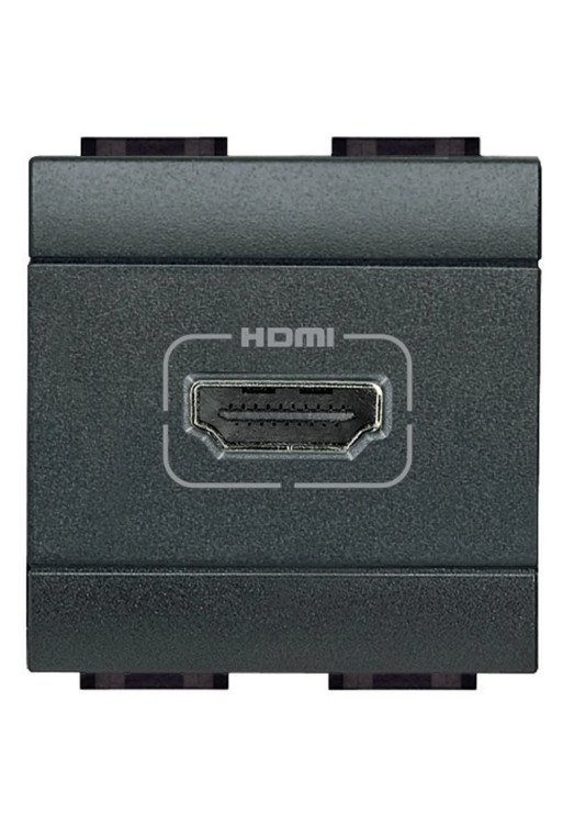 BTICINO Anschlussdose HDMI Anthrazit
