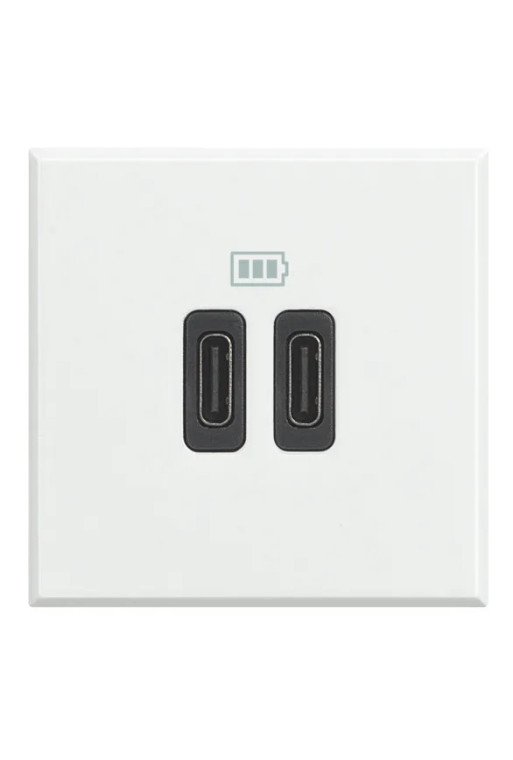 BTICINO AX USB-C Lademodul 2-M White