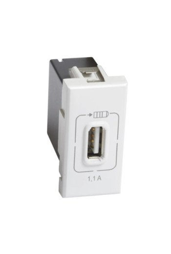 BTICINO AX USB-Lademodul 1Mod Weiss