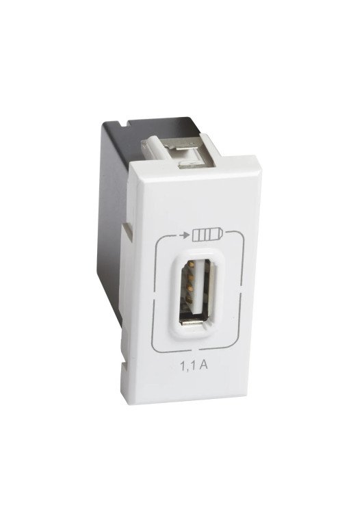 BTICINO AX USB-Lademodul 1Mod Weiss