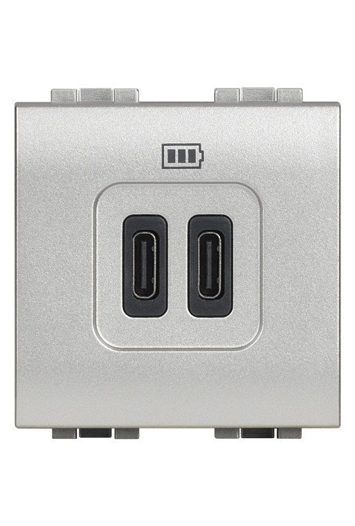 BTICINO Living Light USB-C Lademodul 2-M Tech