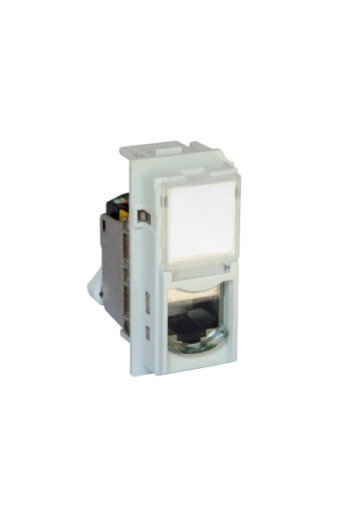 BTICINO LivingNow 1-modulige Datendose Kategorie 6 ungeschirmt in der Farbe White