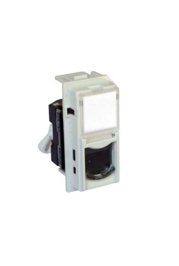 BTICINO LivingNow 1-modulige Datendose Kategorie 6A ungeschirmt in der Farbe White