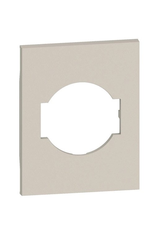 BTICINO LivingNow 3-modulige Abd. für Steckdose Schuko/Italienische Norm Farbe Sand