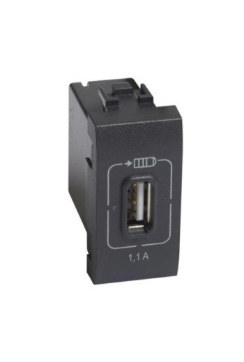 BTICINO USB-Ladesteckdose 1-fach für LIVINGLIGHT – 1 Modul