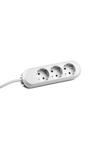 BACHMANN SMART Tischsteckdose 3-fach weiß 3