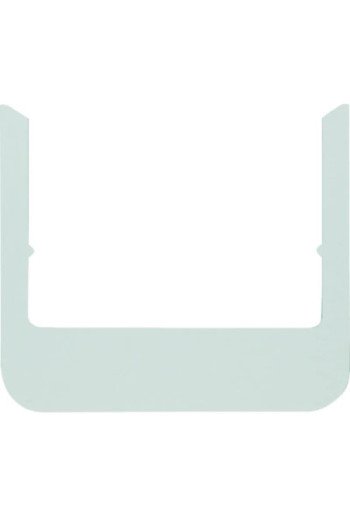 BERKER R.1 Designrahmen für Elcom Audio und Touch Control Aluminium