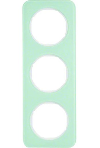 BERKER R.1 Rahmen 3fach Glas polarweiß