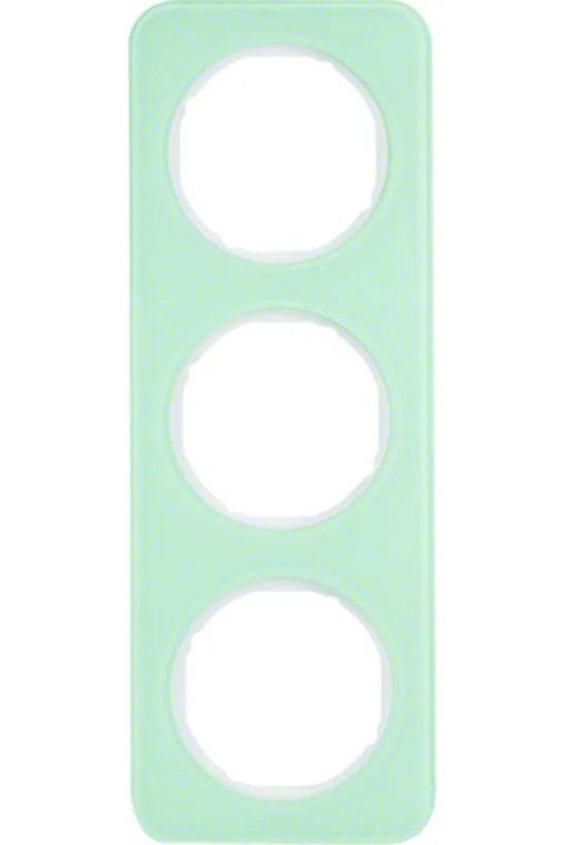 BERKER R.1 Rahmen 3fach Glas polarweiß