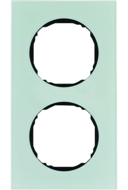BERKER R.8 Rahmen 2fach Glas polarweiß