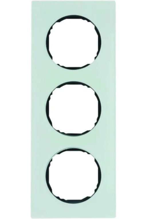 BERKER R.8 Rahmen 3fach Glas polarweiß
