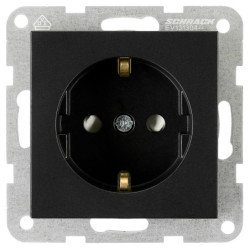 Steckdose mit erhöhtem Berührungsschutz