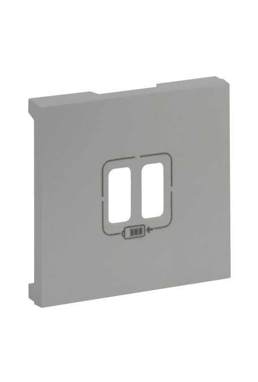 LEGRAND Niloe Step Abdeckung Ladesteckdose Alumi nium