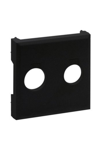 LEGRAND Niloe Step Abdeckung Tv-Sat Farbe: Schwa rz