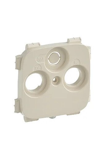 LEGRAND Valena Allure Abdeckung für TV+R-SAT (30 mm Hirschmann). Farbe: Mandelweiß