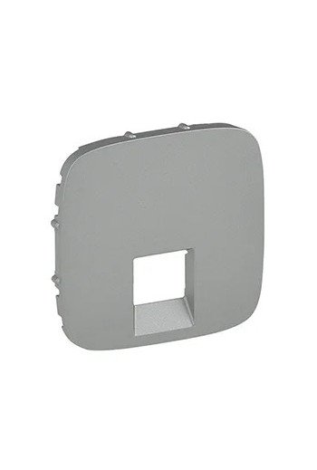 LEGRAND Valena Allure Abdeckung RJ11/RJ45 1-fach Farbe: Aluminium