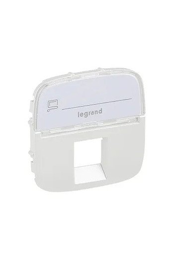 LEGRAND Valena Allure Abdeckung RJ11/RJ45 mit Be schriftungsfeld 1-fach Farbe: Perlmutt