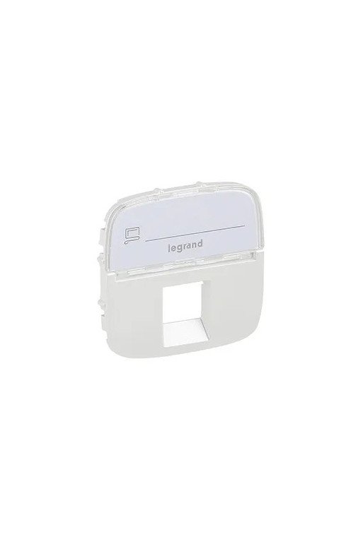 LEGRAND Valena Allure Abdeckung RJ11/RJ45 mit Be schriftungsfeld 1-fach Farbe: Perlmutt