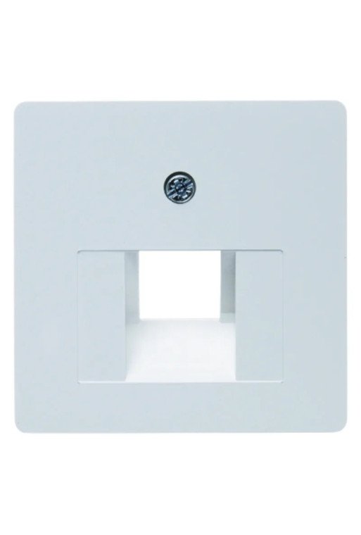 BERKER Zentralplatte für RJ45 1fach polarweiß