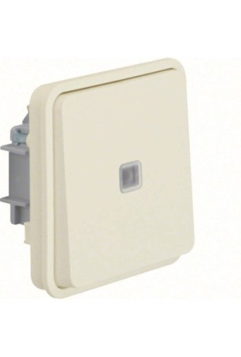 HAGER Taster-Einsatz m Wippe bel Wechsl W.1 pw