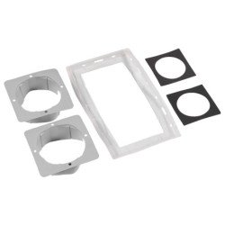 IP44 Dichtungsset 2-fach für Schalter und Steckdosen