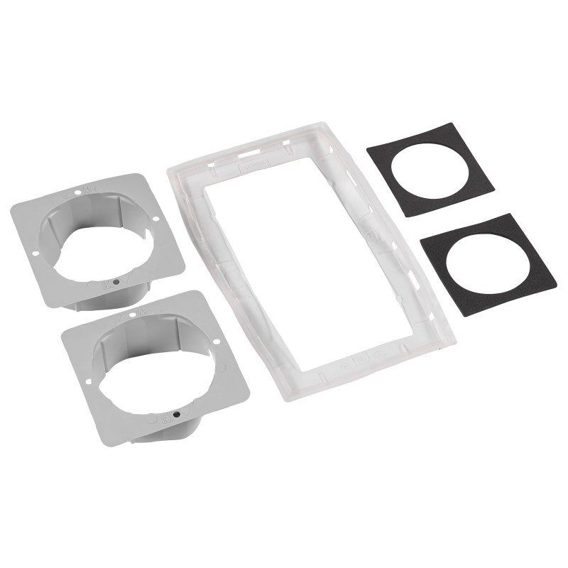 IP44 Dichtungsset 2-fach für Schalter und Steckdosen