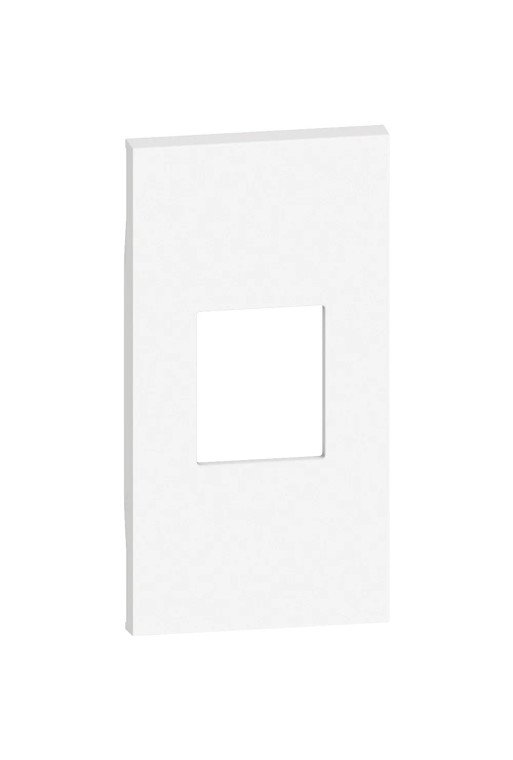BTICINO LivingNow Abdeckung 2-modulig für Glasfa ser-Steckdose in der Farbe White