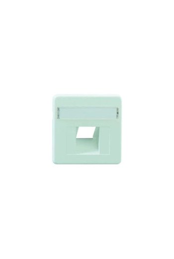 RUTENBECK Zentralstück für Datendose 1fach 50x50mm polarweiss