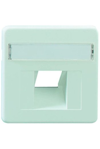 RUTENBECK Zentralstück für Datendose 1fach 50x50mm weiss