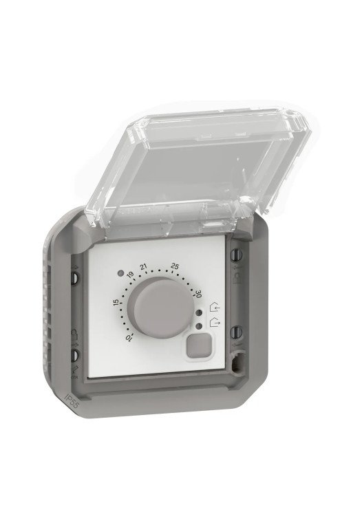 LEGRAND Einsatz elektronischer Thermostat in der Farbe: Grau/ Ultraweiß