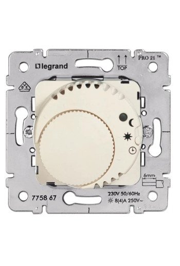 LEGRAND Einsatz Raumthermostat Komfort Farbe: Ul traweiß/EW
