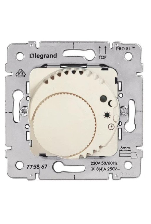 LEGRAND Einsatz Raumthermostat Komfort Farbe: Ul traweiß/EW