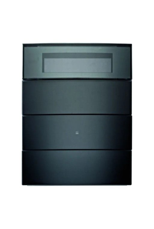 BERKER KNX B.IQ Tastsensor 3fach mit Display Glas schwarz