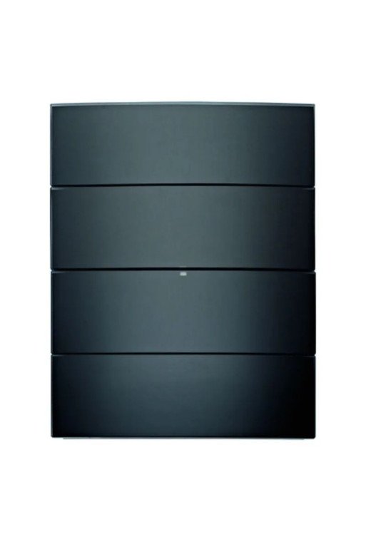BERKER KNX B.IQ Tastsensor 4fach Komfort Glas schwarz