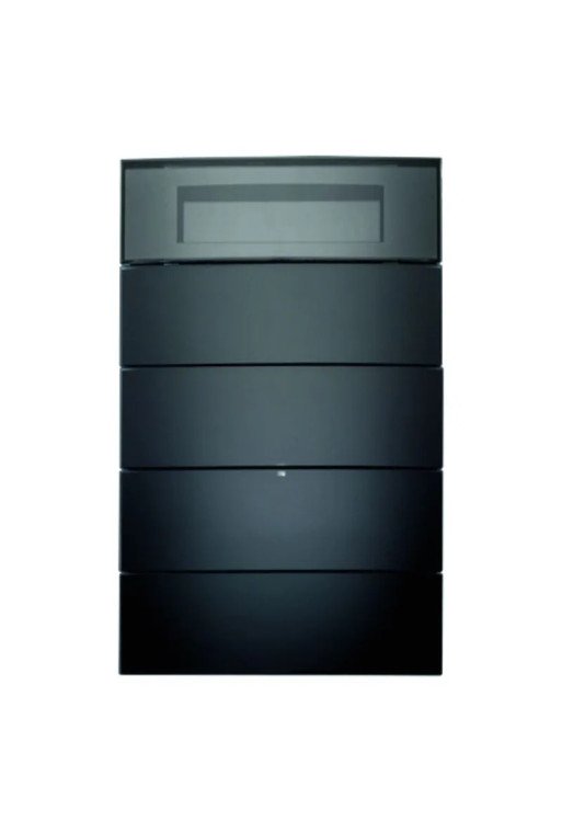 BERKER KNX B.IQ Tastsensor 4fach mit Display Glas schwarz