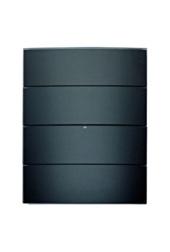 BERKER KNX B.IQ Tastsensor 4fach Standard Glas schwarz