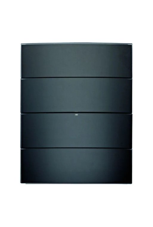 BERKER KNX B.IQ Tastsensor 4fach Standard Glas schwarz