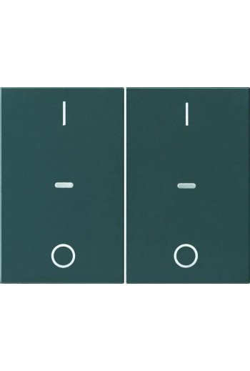 BERKER KNX K.1 Abdeckung für Tastsensor Modul mit I/O Symbol 2fach anthrazit m.