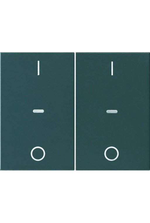 BERKER KNX K.1 Abdeckung für Tastsensor Modul mit I/O Symbol 2fach anthrazit m.