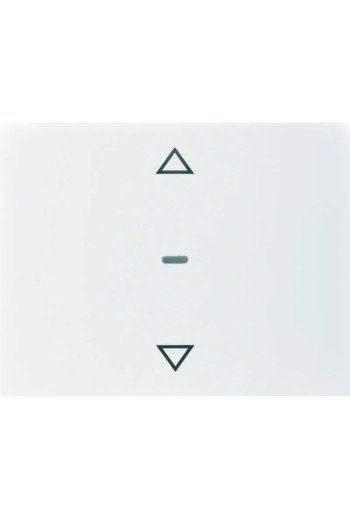 BERKER KNX K.1 Abdeckung für Tastsensor Modul mit Pfeile 1fach polarweiß glänz.