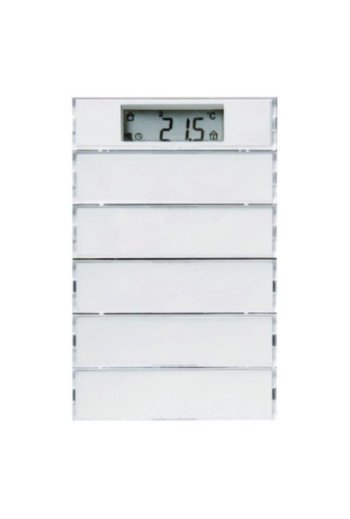 BERKER KNX K.1 Tastsensor 5fach mit RTR und Display polarweiß glänzend