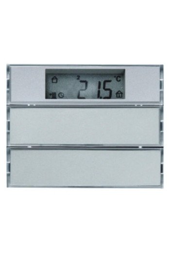 BERKER KNX K.5 Tastsensor 2fach mit RTR und Display edelstahl lackiert