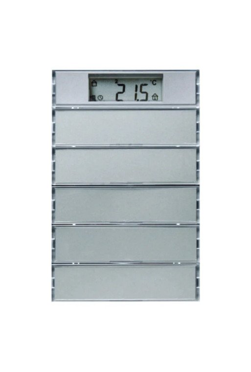 BERKER KNX K.5 Tastsensor 5fach mit RTR und Display Edelstahl lackiert