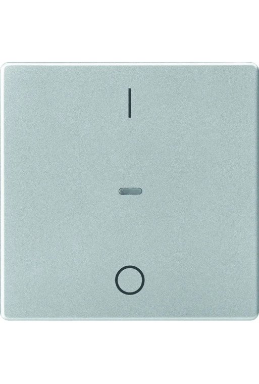 BERKER KNX Q.x Abdeckung für Tastsensor Modul mit I/O Symbol 1fach alu samt